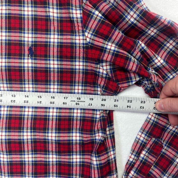 Ralph Lauren Plaid Casual Button Down Shirt Mens L Cotton Preppy Stylish 1770 - Picture 4 of 7
